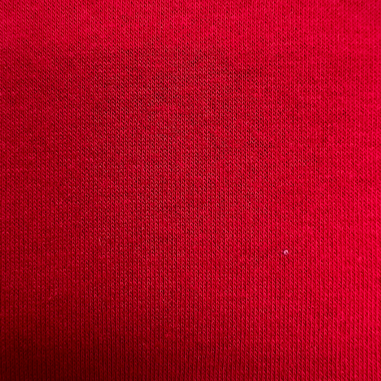Stráice dearg scarlet fabraic cniotáilte lomra fleece lomra